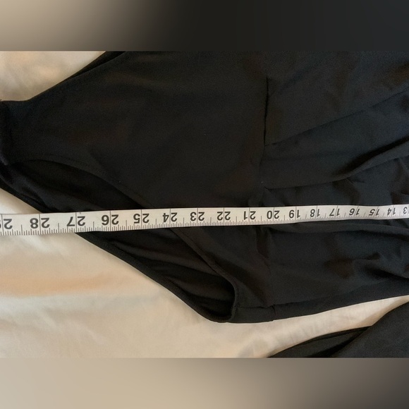 Zara Black Long Sleeve Bodysuit - Picture 6 of 7